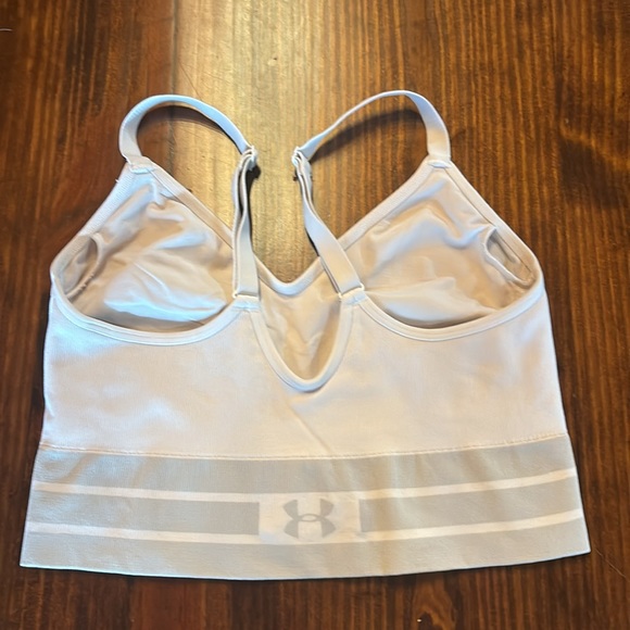 White Under Armour Sports Bra - Picture 2 of 3